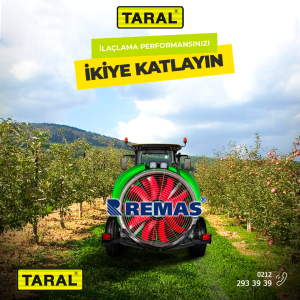 Taral TA 1000 Milenyum Gold Turbo Atomizör 1000 LT Çekilir Tip İlaçlama Makinası