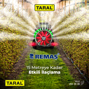 Taral TA 1000 Milenyum Gold Turbo Atomizör 1000 LT Çekilir Tip İlaçlama Makinası