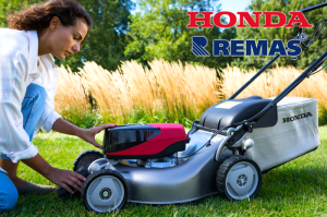 Honda HRG 466 XB Akülü Şarjlı 6.0 Ah Çim Biçme Makinesi