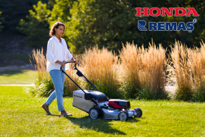 Honda HRG 466 XB Akülü Şarjlı 6.0 Ah Çim Biçme Makinesi