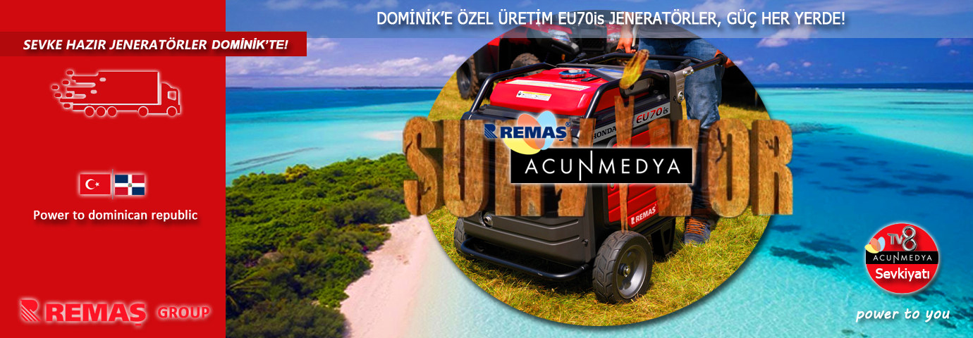 Acun Medya TV8 Honda Jeneratör Sevkiyatı