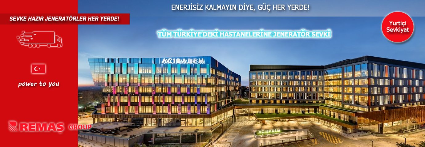 Acıbadem Hastaneleri Jeneratör Sevki