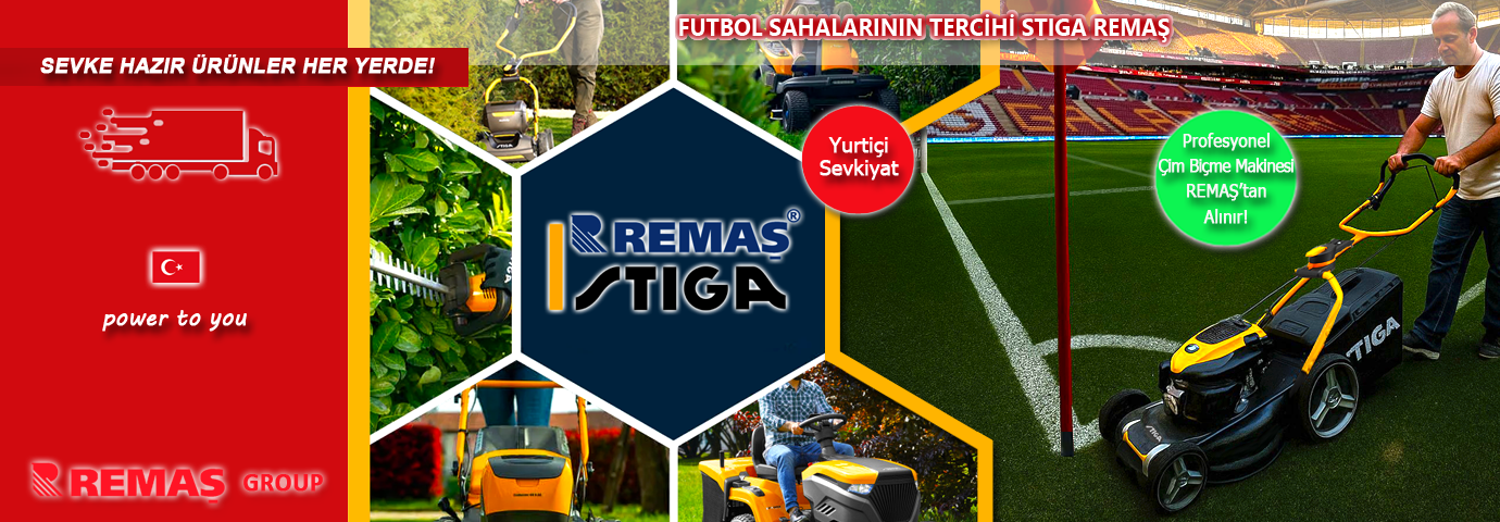 Galatasaray Stadyum Stiga Çim Biçme Makinesi