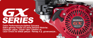 Honda GX200 H2 SX3 İpli 6.5 HP Yatay Milli Benzinli Motor