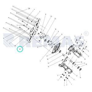 Çırpıcı Parmak Bağlantı Yatağı CAMPAGNOLA HOLLY