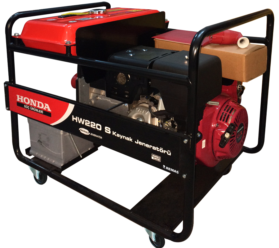 Honda HW 220-S Marşlı Trifaze 6.5 kVA Benzinli Kaynak Jeneratörü