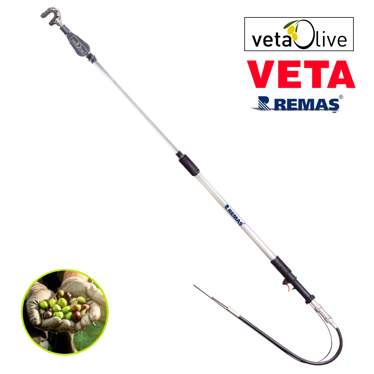 Veta Olive Zeytin ve Meyve Silkme Aparatı PALMERA BG520 Sırt Tip Uyumlu