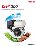 Honda GP200 İpli 6.5 HP Çapa Tipi Benzinli Motor