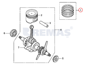 Segman Takımı HONDA GX35 - UMK435 - WX10