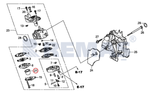 Karbüratör Benzin Subabı HONDA GX35 - UMK435 - WX10