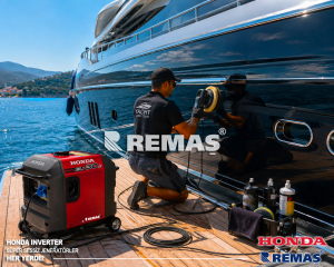 Honda EU30 is Benzinli 3 kVA Jeneratör - Marşlı -Tekerlekli