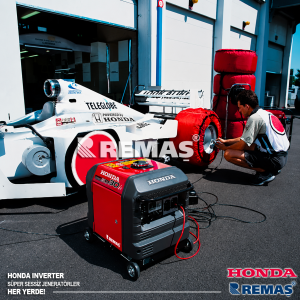 Honda EU30 is Benzinli 3 kVA Jeneratör - Marşlı -Tekerlekli