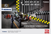 Remaş Jeneratör Servis Hizmeti Arıza Tamir Bakım Teknik Destek