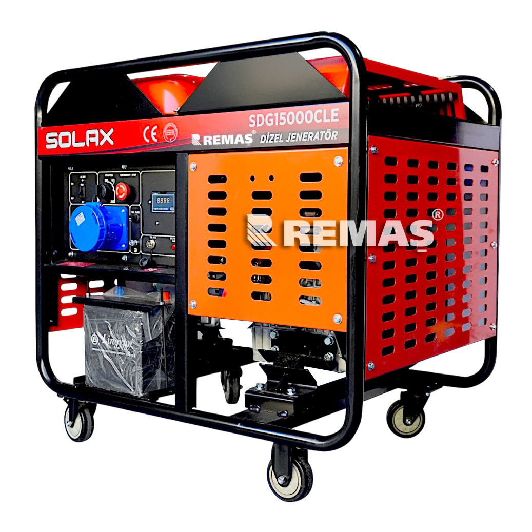 Solax SDG 15000 CLE Monofaze 15 kVA Dizel Jeneratör