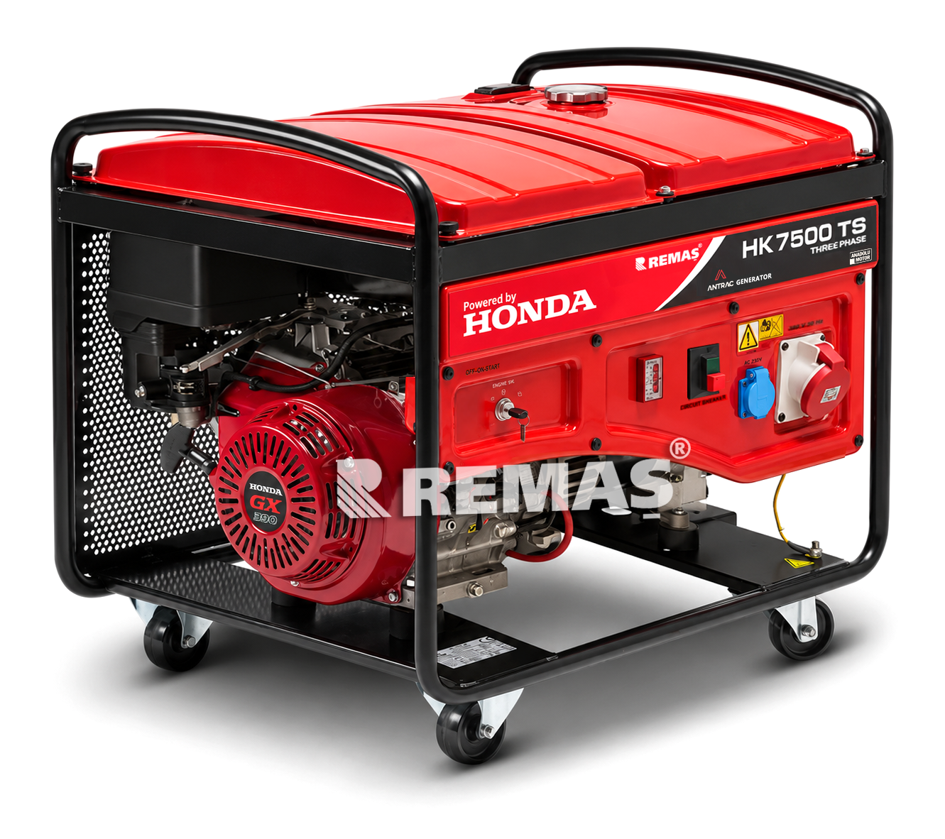 Honda HK 7500 TS Benzinli Jeneratör - Otomatik - 7.5 kVA