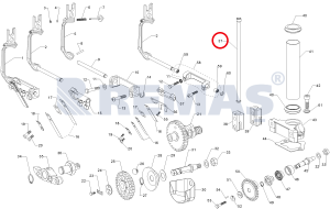 Subap İtici Çubuk ANTOR 3LD450 - 3LD510 Dizel Motorlar