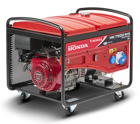 Honda HK 7500 MS Benzinli Jeneratör - Marşlı - 7,5 KVA