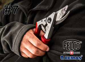 Felco 7 Budama Makası 21 cm Sağ By-Pass Ağaç Asma Bahçe Makası