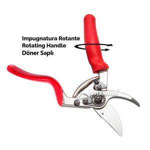 Felco 7 Budama Makası 21 cm Sağ By-Pass Ağaç Asma Bahçe Makası
