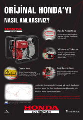 Honda WB30 Motopomp 3'' Parmak Benzinli Su Motoru 5.5 HP