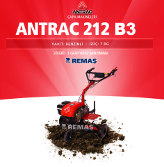 Antrac 212 B3 Şanzımanlı 7 HP 3 ileri + 1 geri Benzinli Çapa Makinesi
