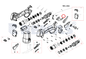 Üst Bıçak VETA VT-32 Akülü Budama Makası