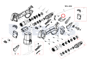 Alt Çene VETA VT-32 Akülü Budama Makası