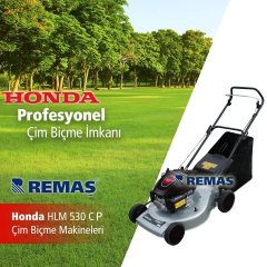 Honda HLM 530 CP Benzinli Çim Biçme Makinası (6 HP - 170 cc - 53 cm Bıçak - İtmeli)