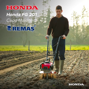 Honda FG 201 DE Tekerlekli 2.5 HP Benzinli Mini Çapa Makinası