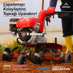 Honda Antrac 200 GO Tekerlekli Benzinli Çapa Makinesi