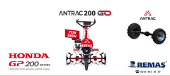 Honda Antrac 200 GO Tekerlekli Benzinli Çapa Makinesi