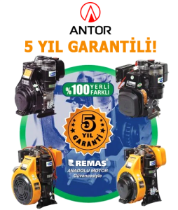 Antor 3 LD 510 Dizel Motor 12 HP Marşlı (İnşaat Tipi)