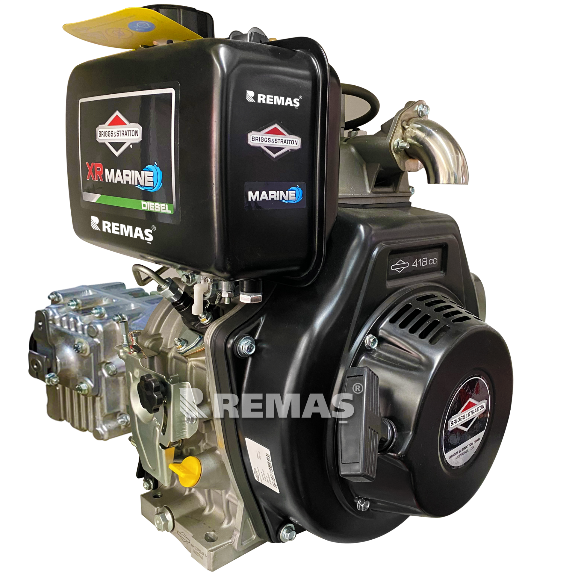 Briggs & Stratton XR 186 FA Marşlı Şarjlı 10 HP Baysan Şanzımanlı Dizel Deniz Motoru