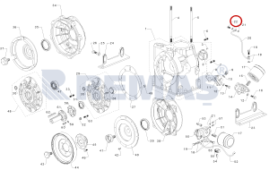 Cıvata Delikli - Yağ Tazik Üst Taraf M6 x 1 x 15 ANTOR 3LD450 - 3LD510 Dizel Motorlar