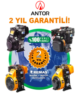 Antor 3 LD 510 Dizel Motor 12 HP İpli (İnşaat Tipi)