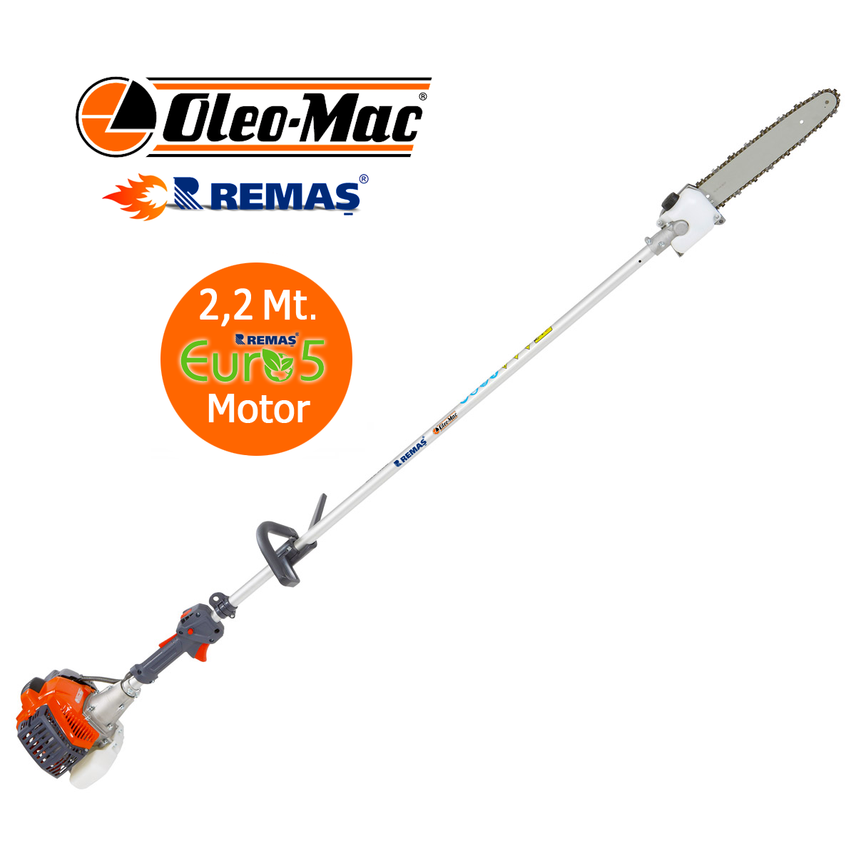 Oleo-Mac PPH 250 EUR5 Benzinli Motorlu Yüksek Dal Budama Testeresi