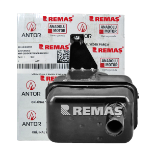 Egzoz - Susturucu Kare Alt Braketli ANTOR 3LD450 - 3LD510 Dizel Motorlar