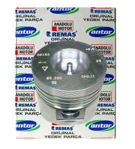 Piston 4 Kanallı 0,50 mm 86,50 mm ANTOR 3LD450 - 3LD510 Dizel Motorlar