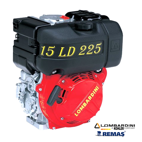 Kohler Lombardini 15 LD 225 İHM 4.8 HP Dizel Motor