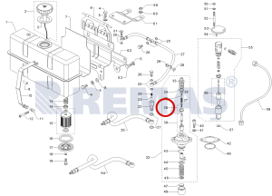 Yakıt Sevk Valfi ANTOR 6LD360 - 6LD400 Dizel Motorlar