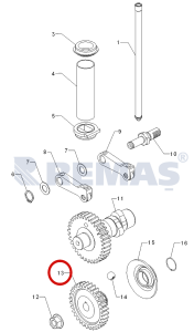 Regülatör Dişlisi ANTOR 6LD360 - 6LD400 Dizel Motorlar