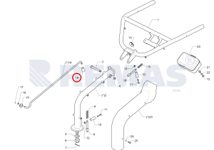 Tutamak - Vites Kolu Başlığı Antrac200 - Antrac350 - Antrac360 - Antrac510 Çapa Makinesi