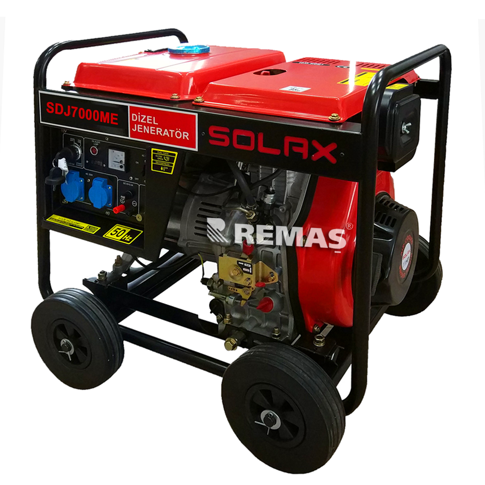 Solax SDJ 7000 ME Marşlı 7 kVA Dizel Jeneratör