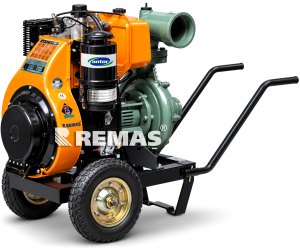 Antrac 4 LD 820 LY-3 Dizel Motopomp 17 HP Yağmurlama 4'' Parmak Marşlı Su Motoru