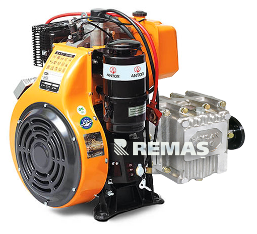 Antor Lombardini 17 HP Baysan Şanzımanlı Marşlı Dizel Deniz Motoru