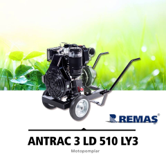 Antrac 3 LD 510 LY-3 Dizel Motopomp 12 HP Yağmurlama 3'' Parmak Marşlı Su Motoru