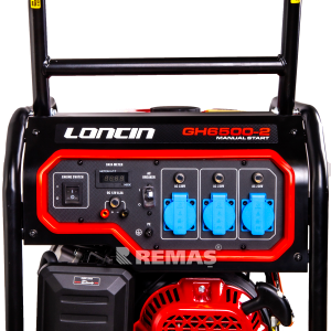 Loncin GH6500-2 EUR5 İpli 7,5 kVA Monofaze Benzinli Jeneratör