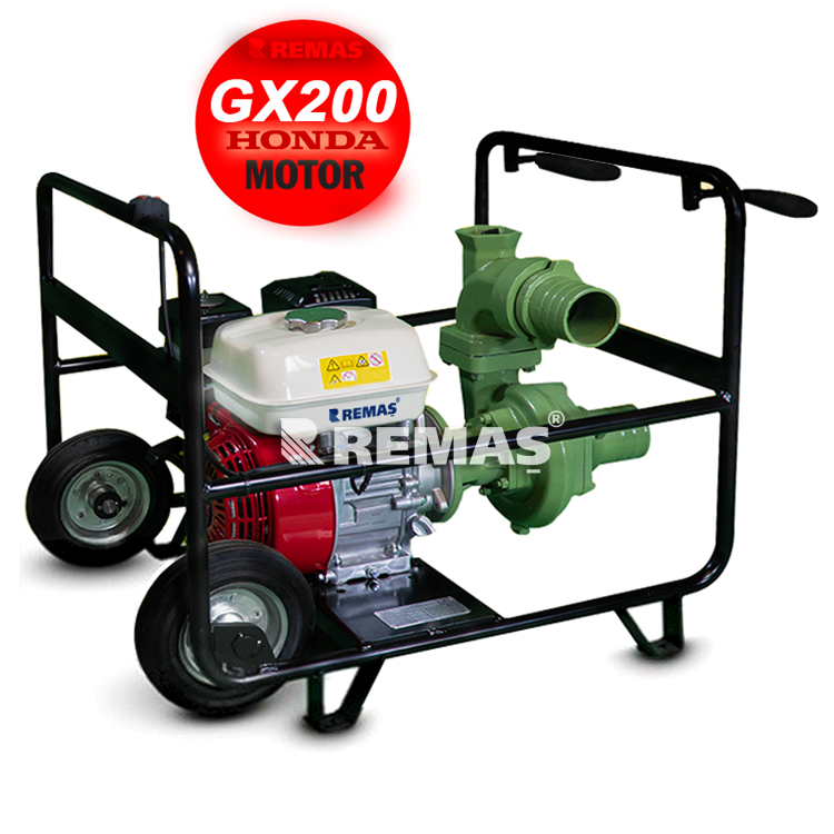 Antrac GX200 İpli 3'' inç Honda Motorlu Benzinli Motopomp Su Motoru