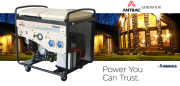 Antrac AK 8000 MS Marşlı 8 kVA Monofaze Dizel Jeneratör