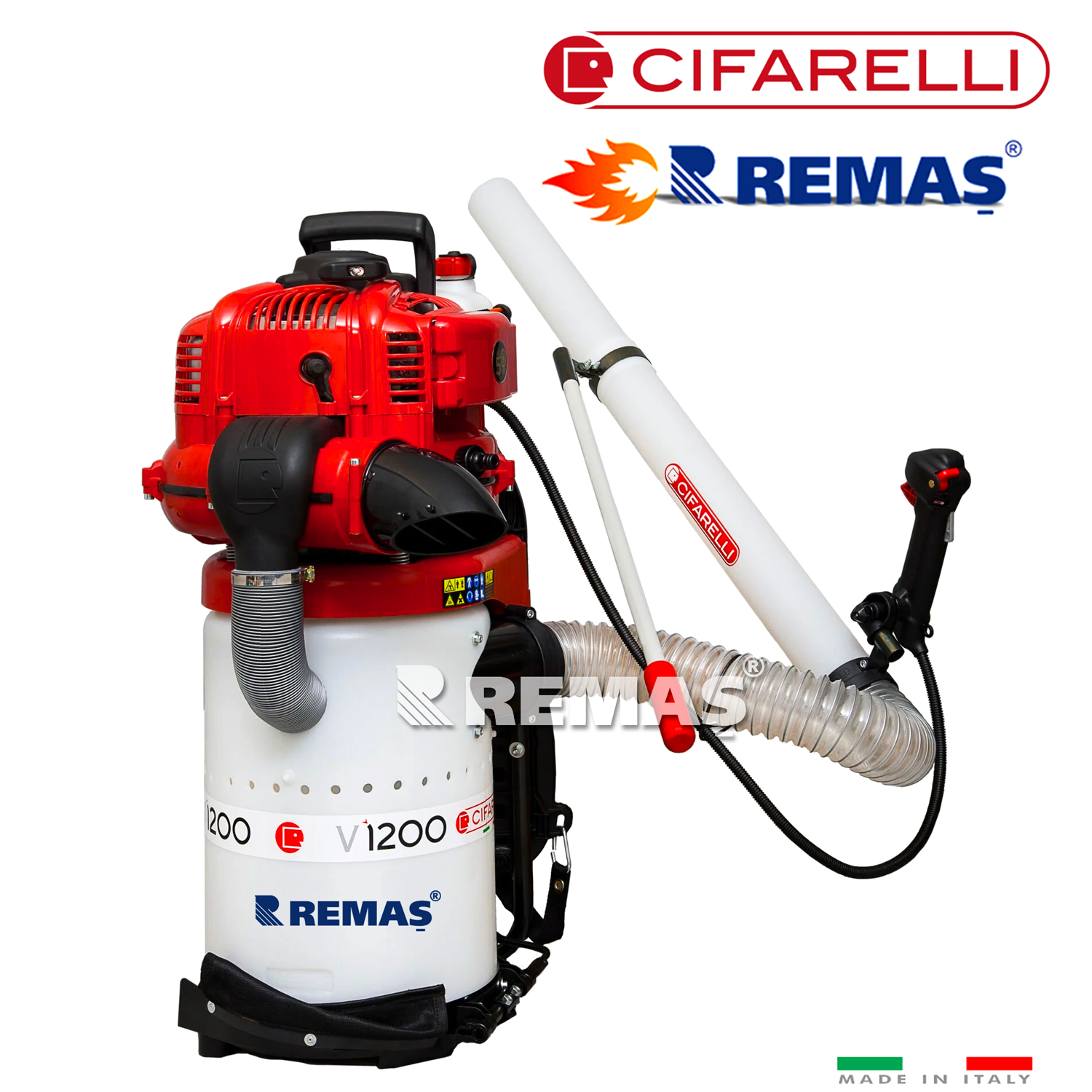 Cifarelli V1200 Benzinli Motorlu Meyve Fındık Yaprak Toplama Makinesi
